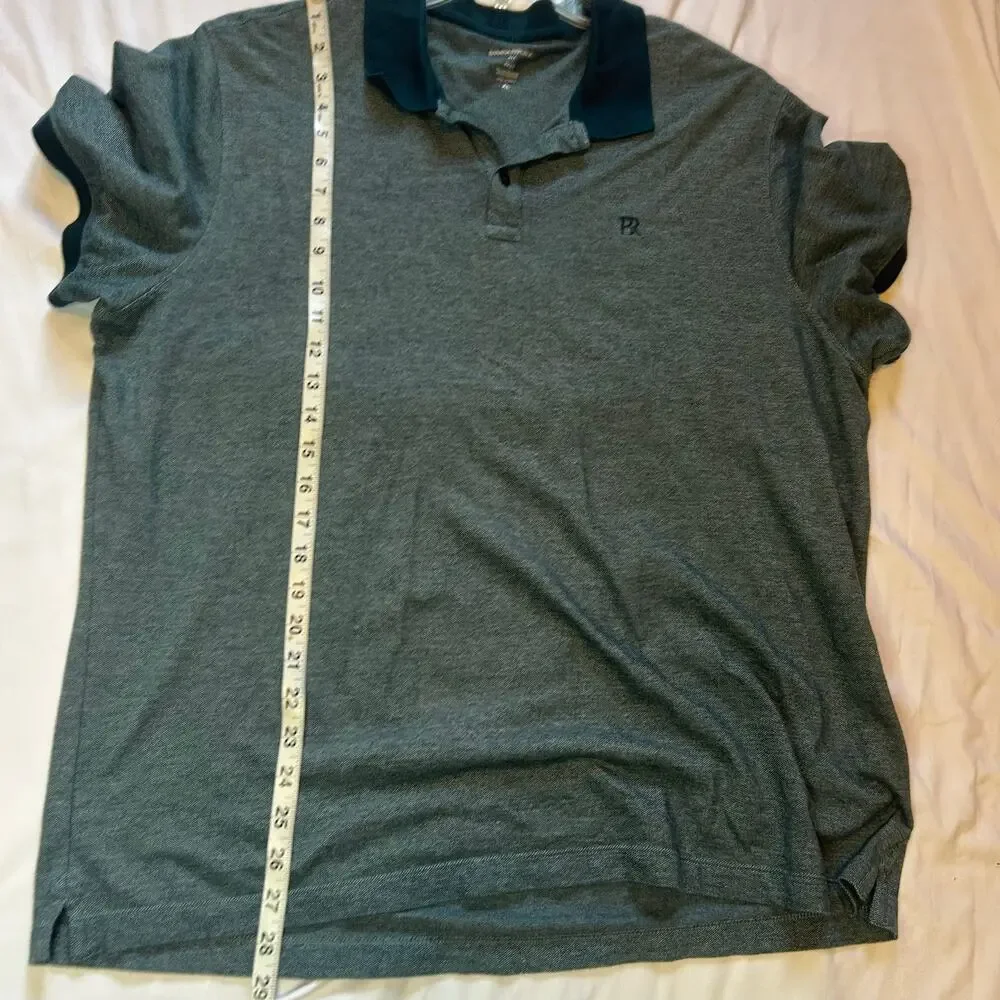 Banana Republic Cotton Polo Top in Seagreen Men's XL